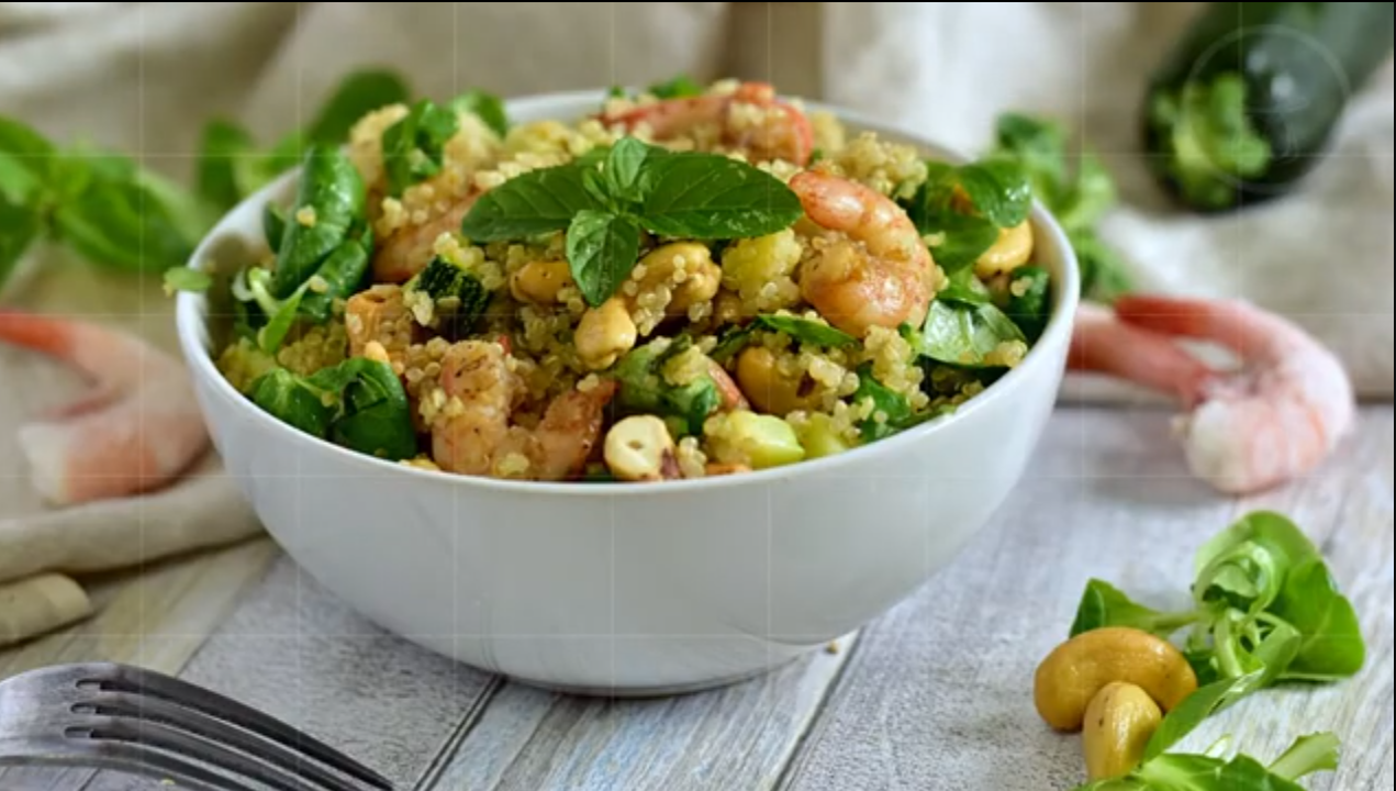 Салат з кіноа та овочами